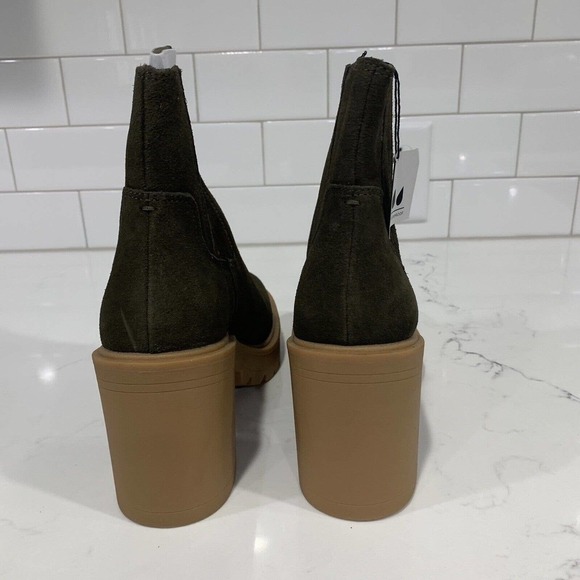 Dolce Vita | Boots Caster H2O Waterproof Suede Pull On Chunky Olive Green- 7.5 - Picture 6 of 8